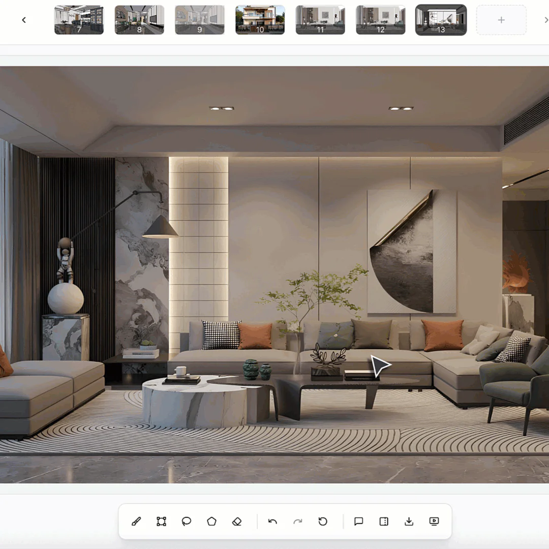 Editing 3D renders with Vibe3D AI