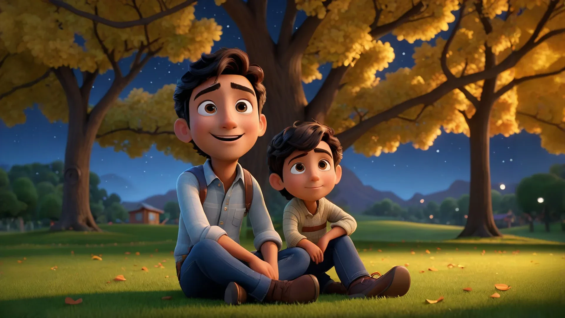 Vidful.ai video generation example of hugging family