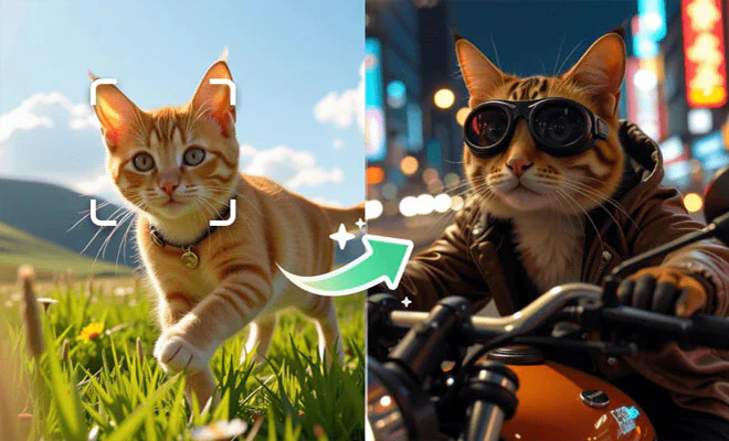 Vidofy image to video feature