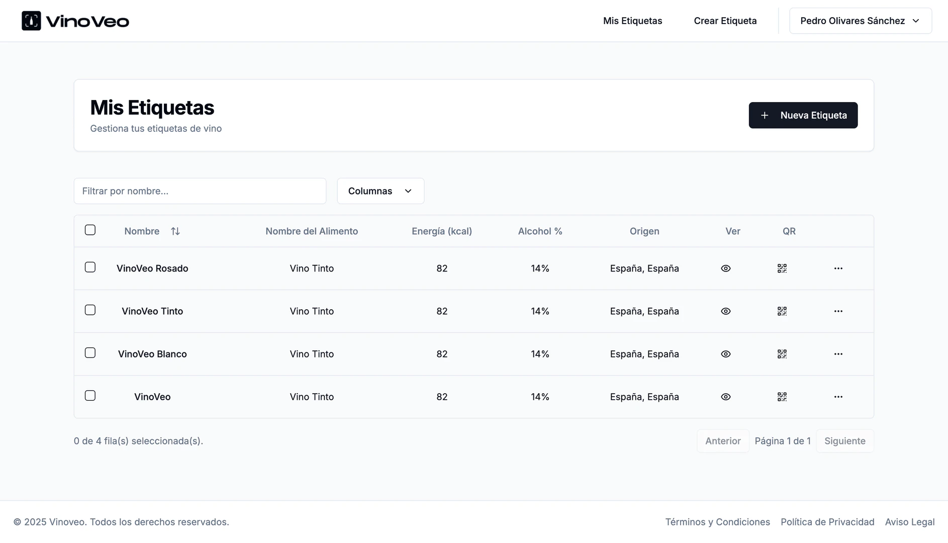 Vinoveo feature demonstration - Compliance with EU regulations