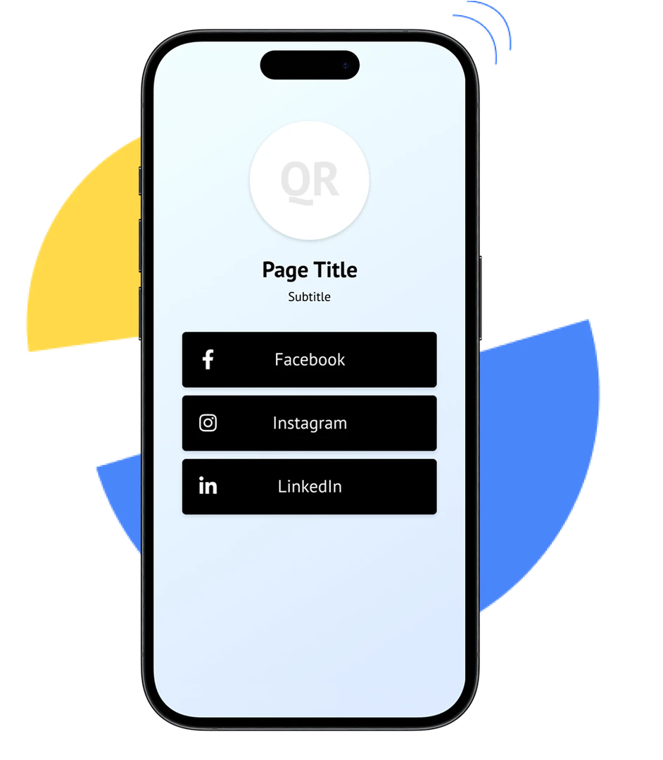 ViralQR use case example for vCard