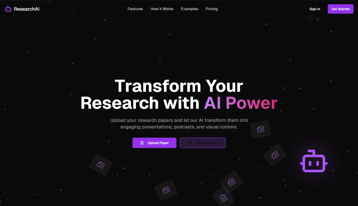 Visionimagine operation flow screenshot