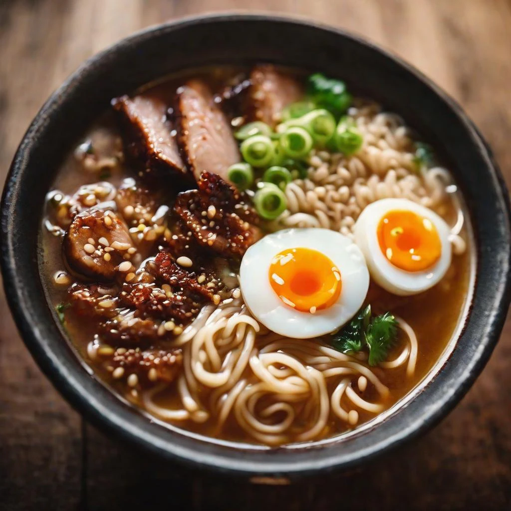 Vispunk showcasing delicious ramen close up
