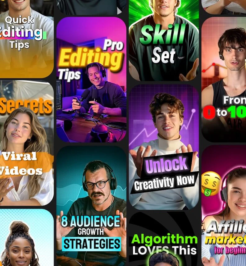 Vmakeai feature demonstration for AI thumbnail generator