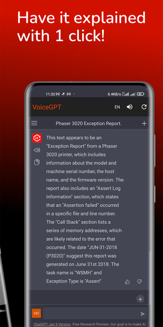 VoiceGPT main features demonstration