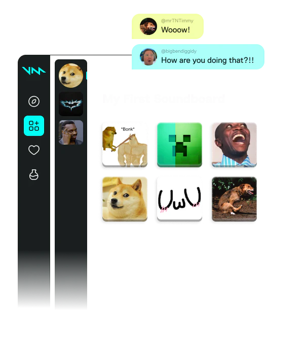 Voicemod soundboard feature demonstration