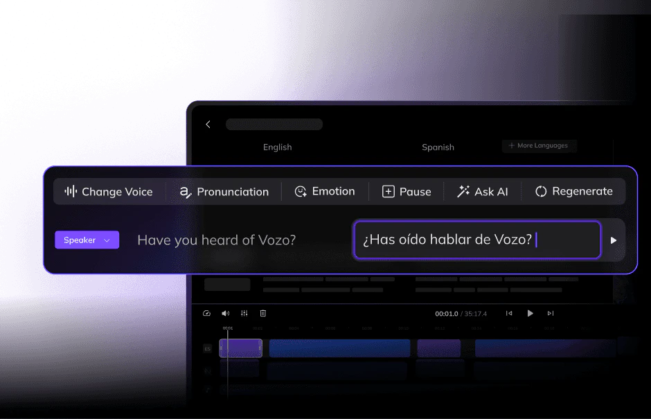 Vozoai main features demonstration