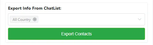 Perform WhatsApp Chat Export by Country