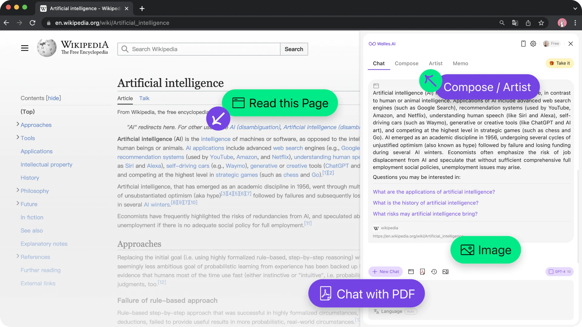 Walles.AI product overview