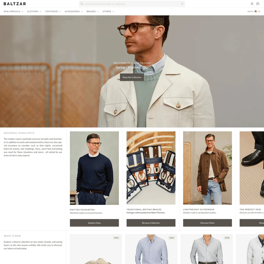 Weaverse use case for Baltzar store