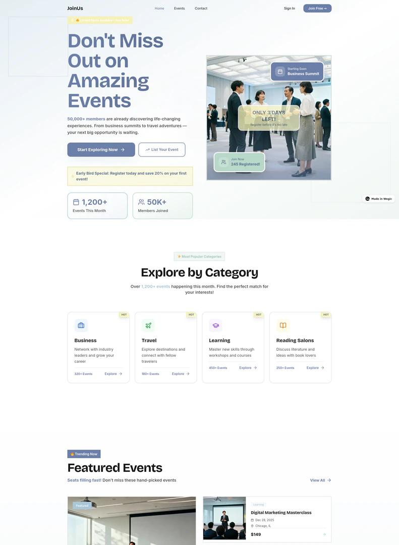 Wegic use case example