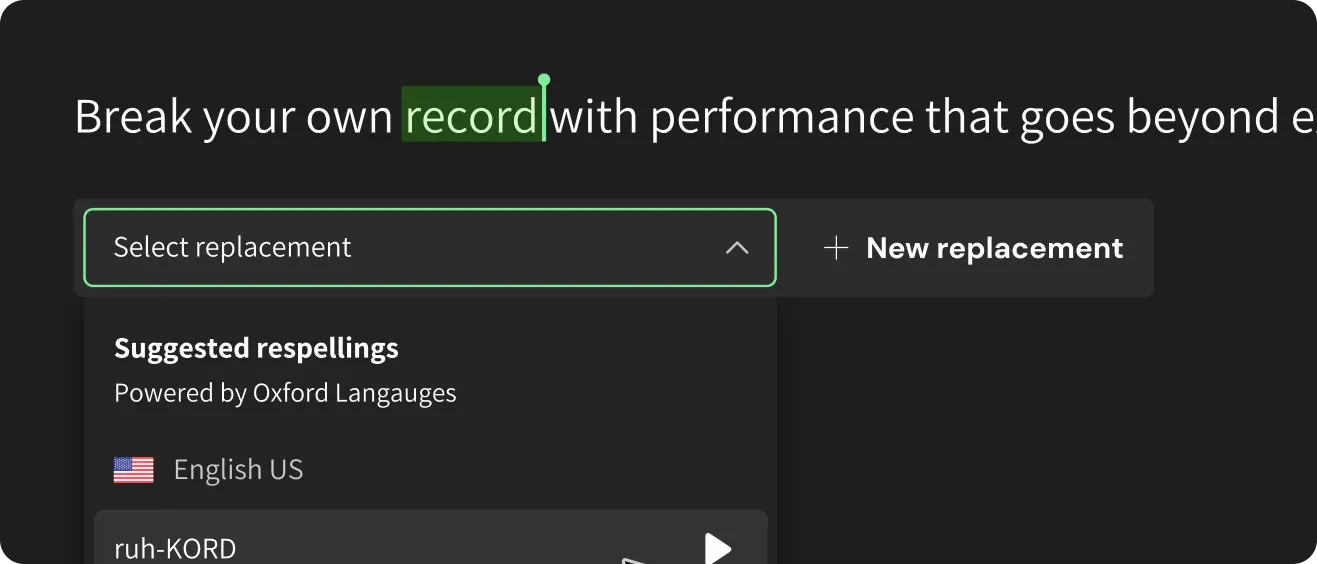 WellSaid Labs pronunciation libraries