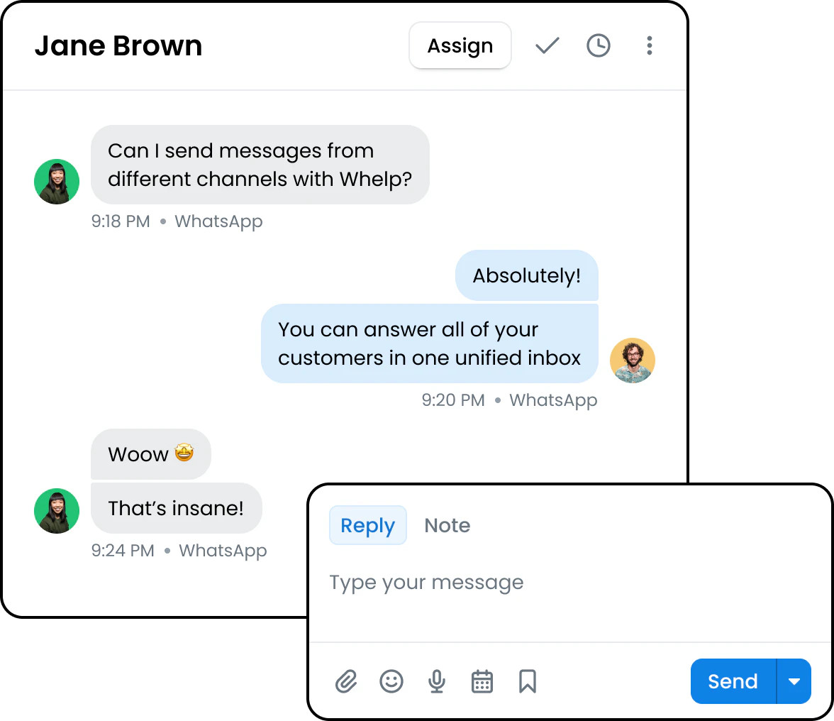 Whelp operation interface