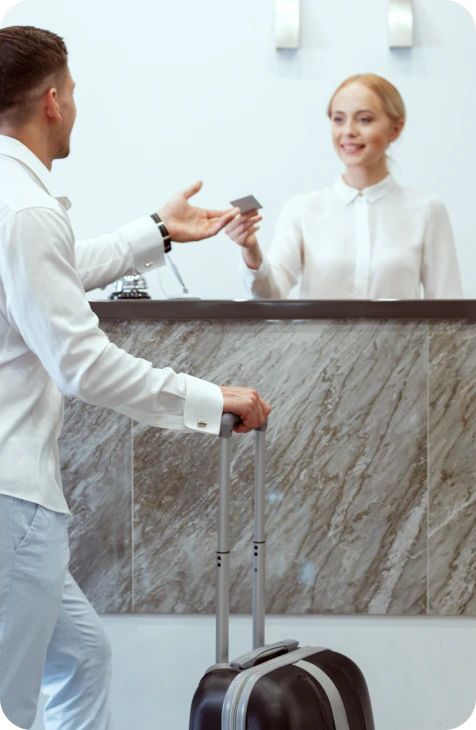 Whelp real application scenario in hospitality