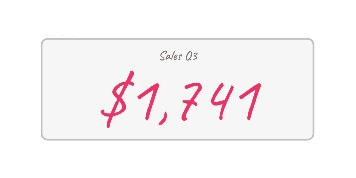 Widgetly KPI Widget demonstration
