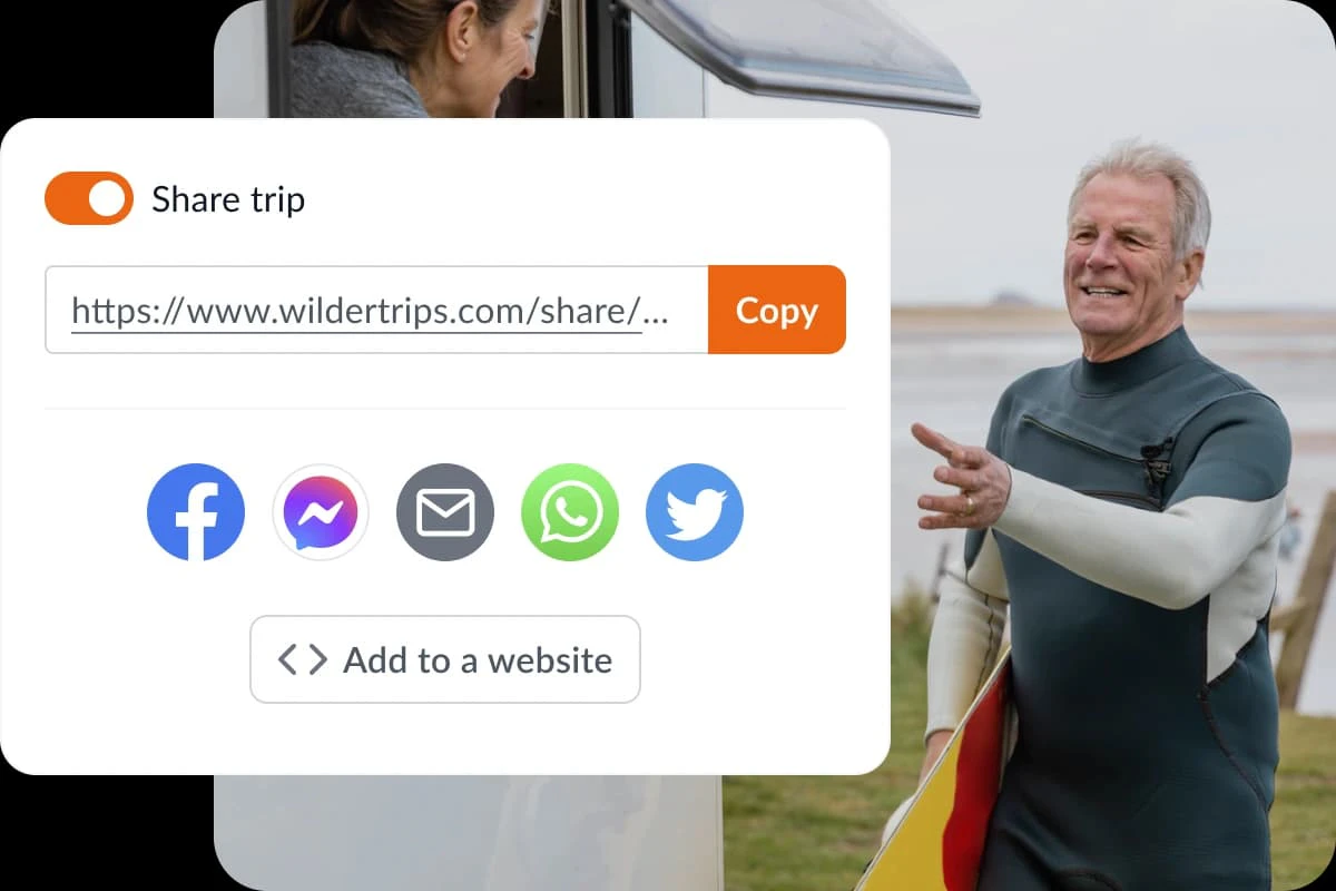 Wildertrips real application scenario