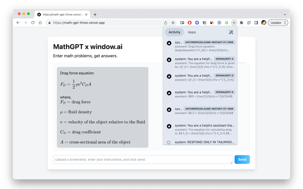 Window Ai screenshot