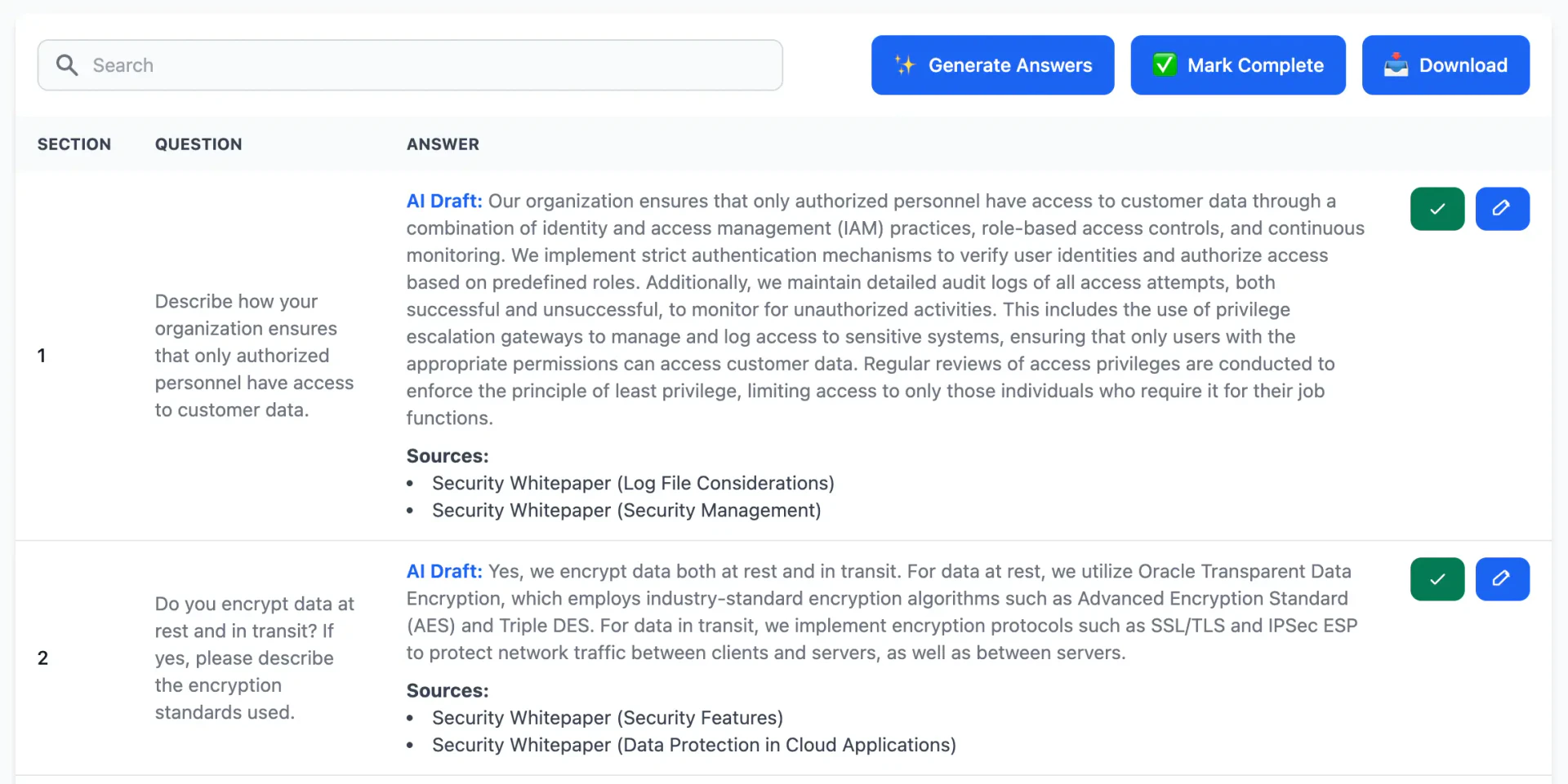 Winify AI product interface overview