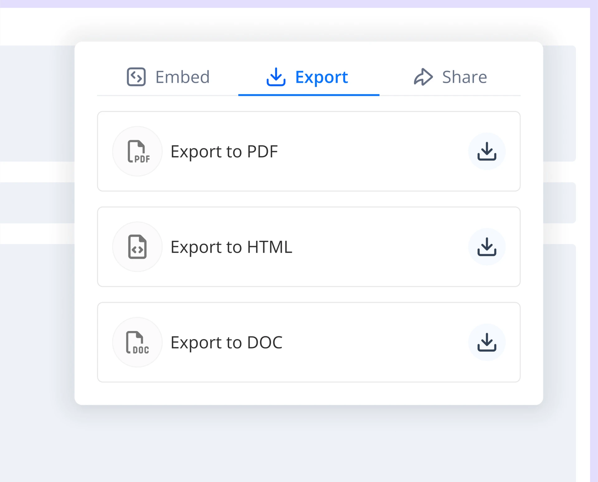 Wizardshot export feature demonstration