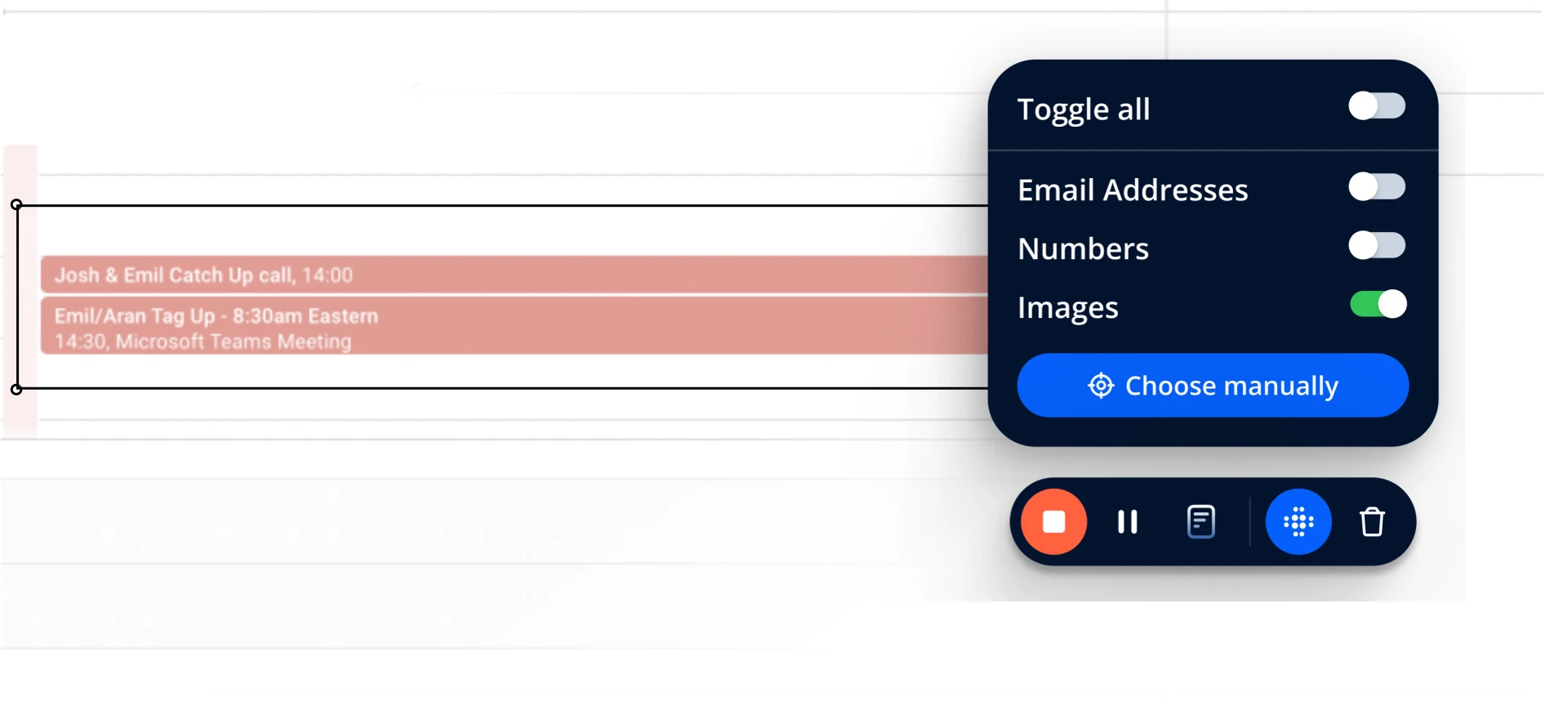 Wizardshot use case example showing tutorial creation process