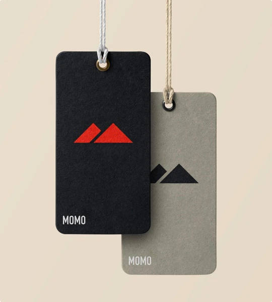 Wizlogo real application scenario with Momo logo