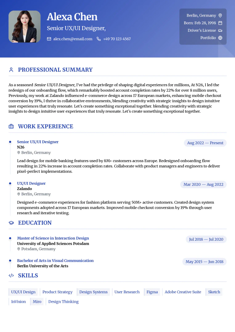 Woberry target audience user scenario