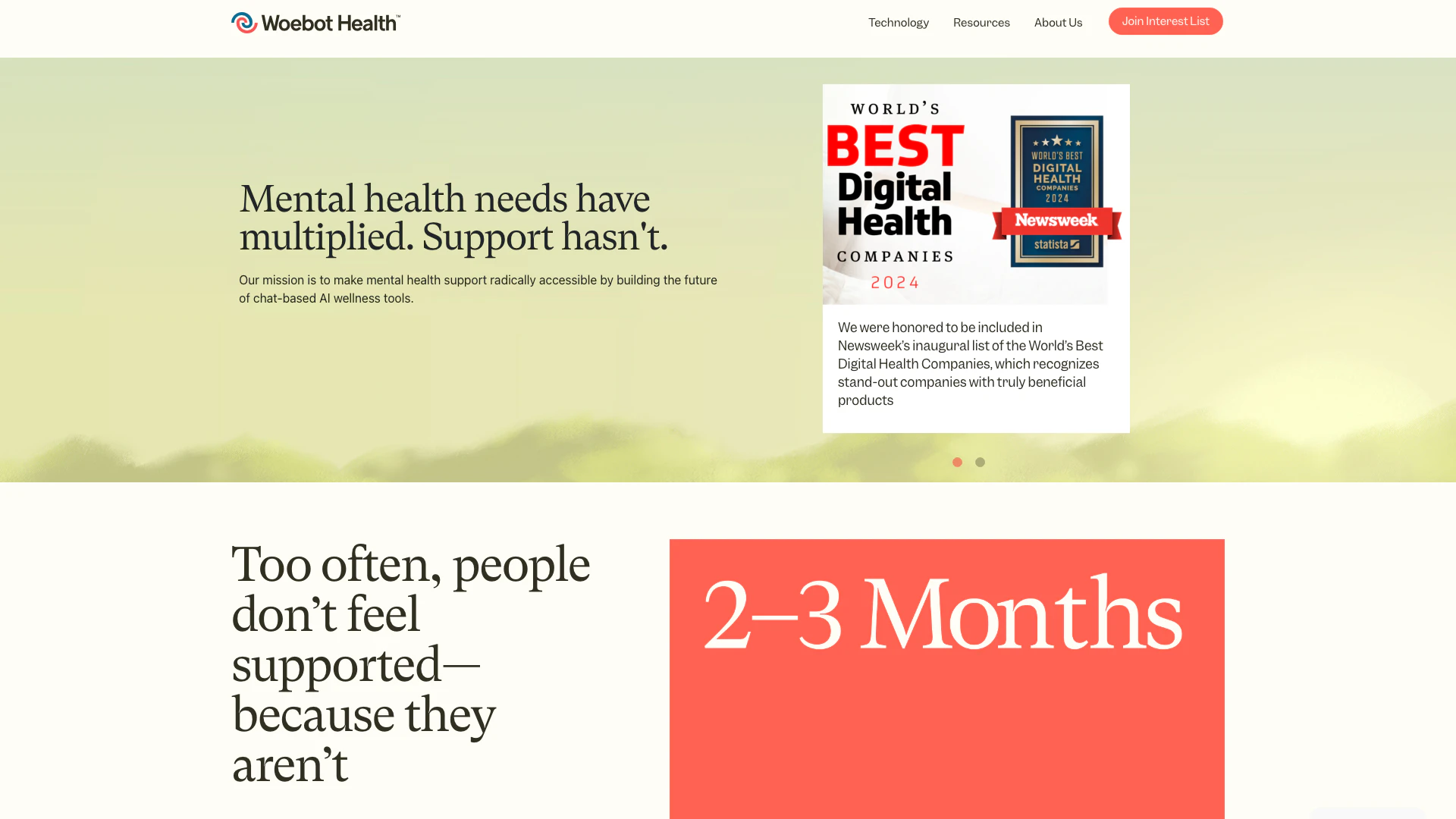 Woebot Health screenshot