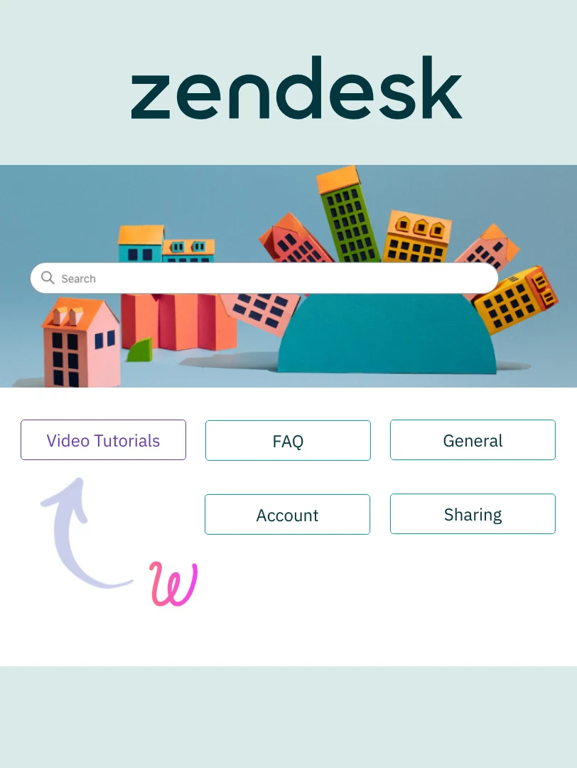 WowTo integration example with Zendesk for customer support