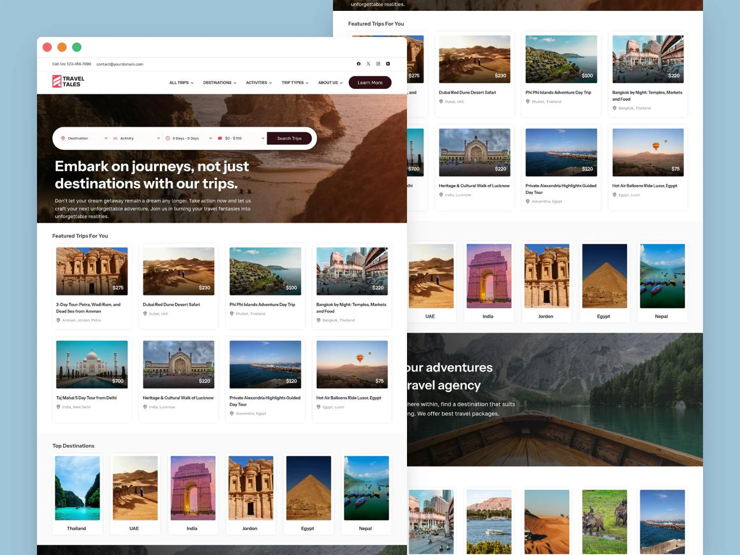 Wptravelkit user scenario image for travel agencies
