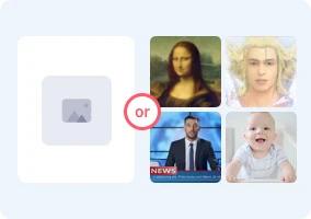 Selecting an image in Xpression Camera