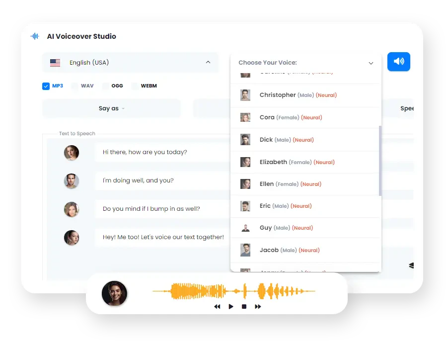 Zenaigenerator voiceover feature demonstration
