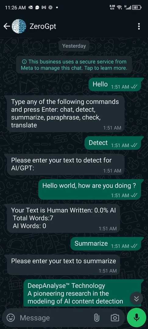 ZeroGPT user scenario for educators and content creators