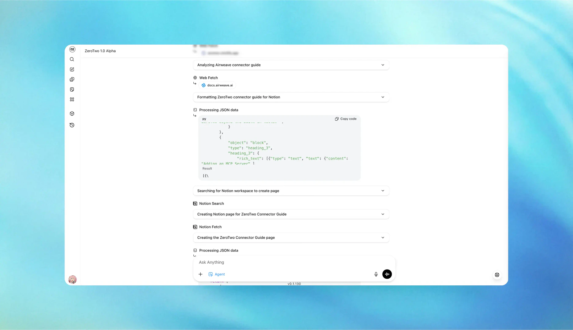 ZeroTwo AI product overview showing unified AI models