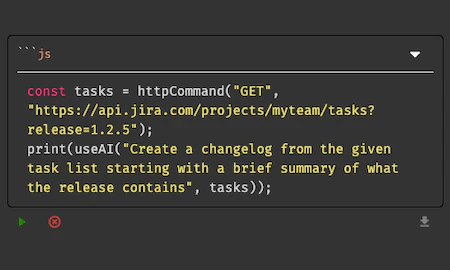 Znote AI code execution feature demonstration