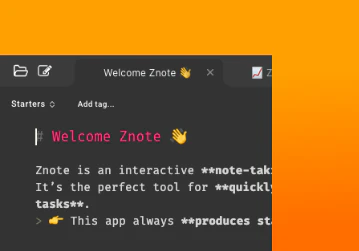 Znote AI multiple tabs feature for managing documents